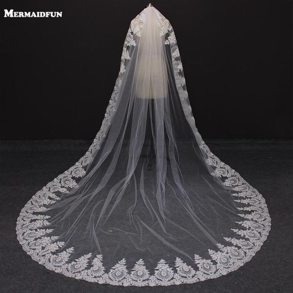 bridal veils mermaidfun 2021 one layer lace edge mantilla cathedral wedding with comb long veil velo de novia, Black
bridal veils mermaidfun 2021 one layer lace edge mantilla cathedral wedding with comb long veil velo de novia, Black