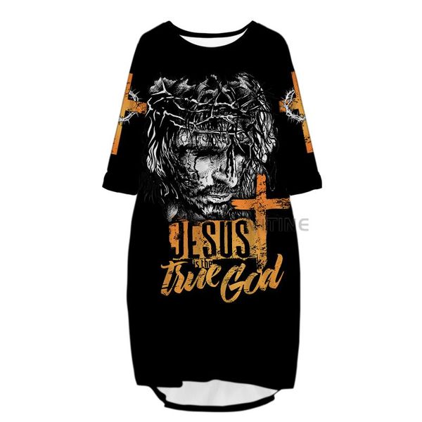 casual dresses wholesale 3d print jesus pocket loose robe summer dress for women z03, Black;gray
casual dresses wholesale 3d print jesus pocket loose robe summer dress for women z03, Black;gray