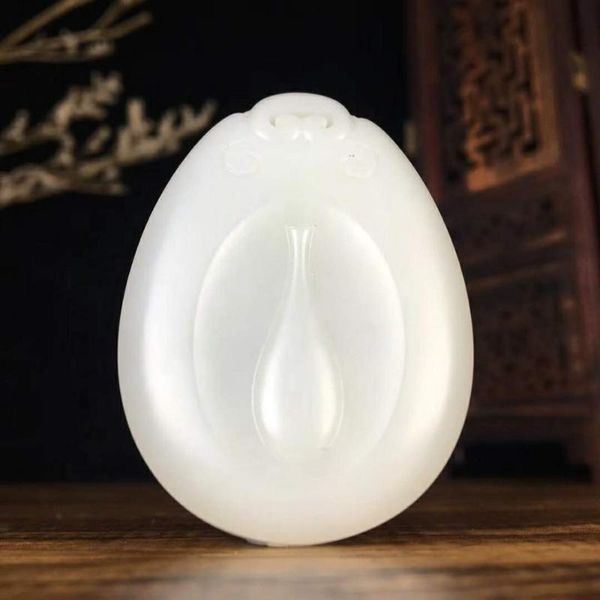 lockets h92#hetian jade white pendant, whiteness level, quality, Silver
lockets h92#hetian jade white pendant, whiteness level, quality, Silver