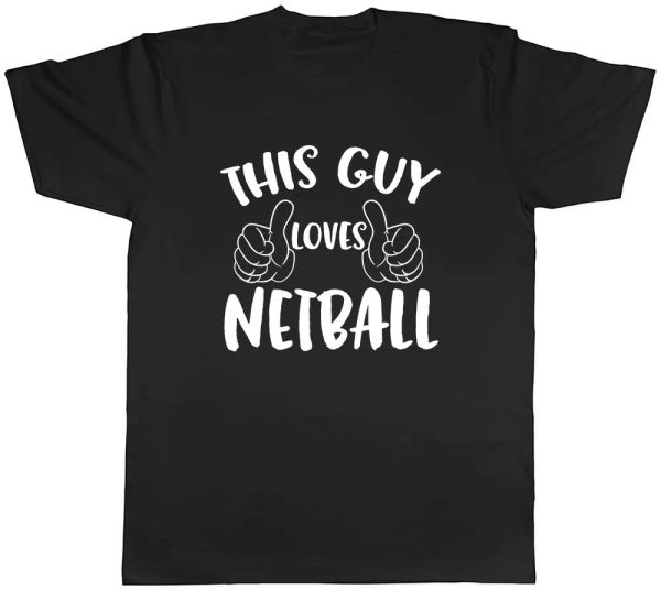 this guy loves netball mens t-shirt tee, White;black
this guy loves netball mens t-shirt tee, White;black