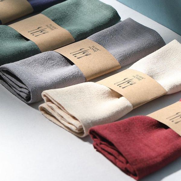 modern linen napkins 30*42cm cotton tea towels wedding handkerchief cloth for dinner table decorative props 4pcs/lot napkin
modern linen napkins 30*42cm cotton tea towels wedding handkerchief cloth for dinner table decorative props 4pcs/lot napkin