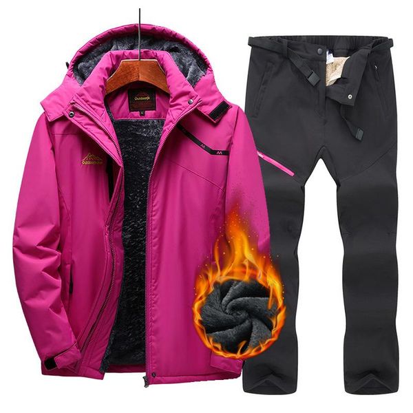 women's ski suit warm windproof waterproof fleece jacket+pants outdoor winter snow skiing snowboard jacket sets suits
women's ski suit warm windproof waterproof fleece jacket+pants outdoor winter snow skiing snowboard jacket sets suits
