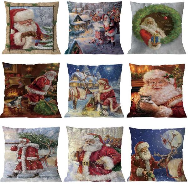 pillow case cotton linen christmas casethrow cover home covers decorative retro 45x45cm #2n8
pillow case cotton linen christmas casethrow cover home covers decorative retro 45x45cm #2n8