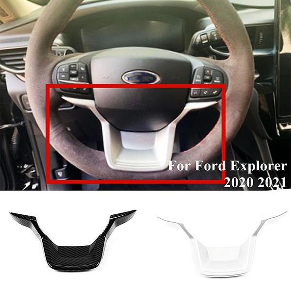 steering wheel covers abs carbon fiber car sticker cover trim u-shaped decoration for explorer 2021 interior accessories
steering wheel covers abs carbon fiber car sticker cover trim u-shaped decoration for explorer 2021 interior accessories