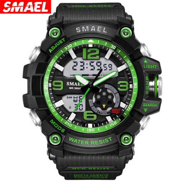 sport watch men quartz watches dual time 50m waterproof male clock military for resisitant gift wristwatches, Slivery;brown
sport watch men quartz watches dual time 50m waterproof male clock military for resisitant gift wristwatches, Slivery;brown