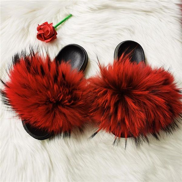 slippers arrival girl's plush fluffy fur women furry slides fashion street luxury flat flip flops wholesale, Black 
slippers arrival girl's plush fluffy fur women furry slides fashion street luxury flat flip flops wholesale, Black