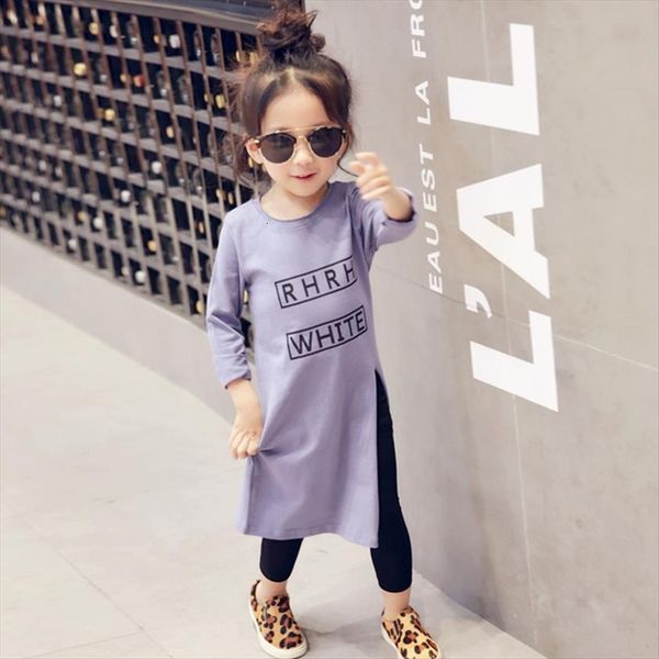 spring baby t shirt for girls letter long style high open fork kids basic children teetoddler clothes, 1001, Blue
spring baby t shirt for girls letter long style high open fork kids basic children teetoddler clothes, 1001, Blue