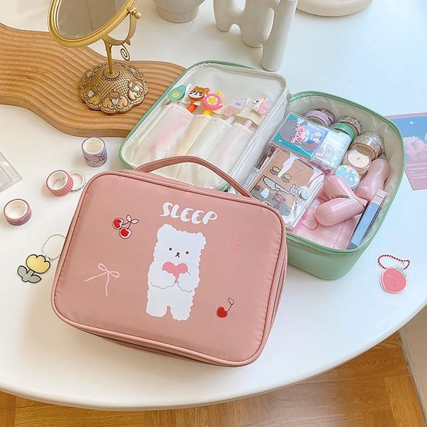 cosmetic bags & cases women bag cartoon bear kawaii make up organizer travel case for female storage toiletry
cosmetic bags & cases women bag cartoon bear kawaii make up organizer travel case for female storage toiletry