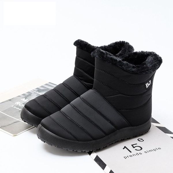 boots snow plush warm ankle for women winter waterproof female shoes zip booties, Black
boots snow plush warm ankle for women winter waterproof female shoes zip booties, Black