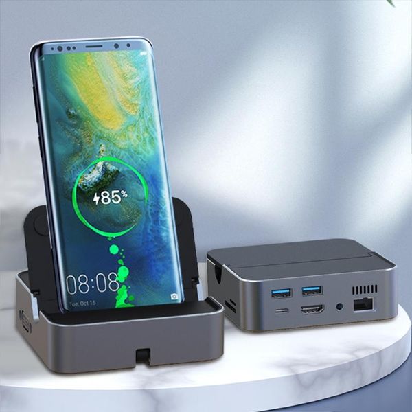 hubs 9 in 1 usb hub dock station with base type c docking (hd-mi+usbx2+pd+rj45+ audio+vga+sd/tf)
hubs 9 in 1 usb hub dock station with base type c docking (hd-mi+usbx2+pd+rj45+ audio+vga+sd/tf)