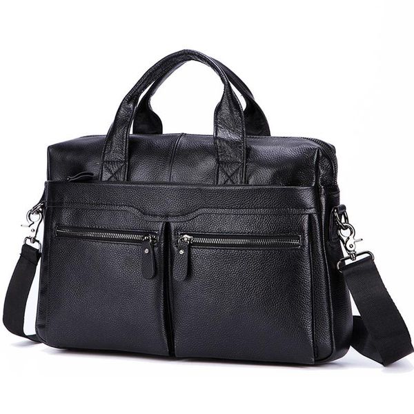 briefcases bla men genuine leather handbags large 14" lapmenger bags busin men's travel shoulder briefcase
briefcases bla men genuine leather handbags large 14" lapmenger bags busin men's travel shoulder briefcase