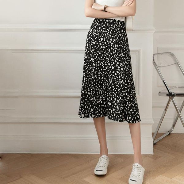 skirts white retro split chiffon summer skirt with lining 2021 korean fashion leopard print midi elegant for women juper femme, Black
skirts white retro split chiffon summer skirt with lining 2021 korean fashion leopard print midi elegant for women juper femme, Black