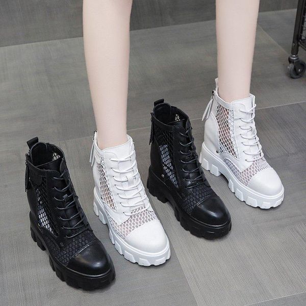 sandals women's summer fashion all-match casual high-heeled net shoes boots women, Black
sandals women's summer fashion all-match casual high-heeled net shoes boots women, Black