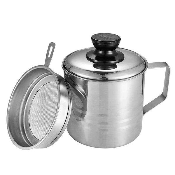 colanders & strainers oil strainer pot / grease can, 1.5 quart stainless steel storage can container with fine mesh strainer, suitable for s
colanders & strainers oil strainer pot / grease can, 1.5 quart stainless steel storage can container with fine mesh strainer, suitable for s