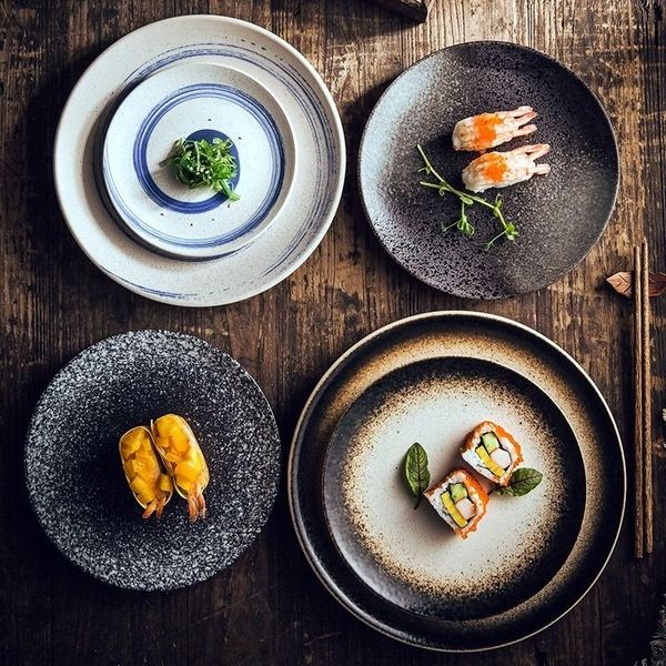 dishes & plates japanese style ceramic pizza snack dessert fruit plate round dinner steak porcelain kitchen tableware container
dishes & plates japanese style ceramic pizza snack dessert fruit plate round dinner steak porcelain kitchen tableware container