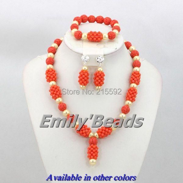 earrings & necklace pink african coral beaded bracelet jewelry set nigerian wedding beads cj270, Silver
earrings & necklace pink african coral beaded bracelet jewelry set nigerian wedding beads cj270, Silver