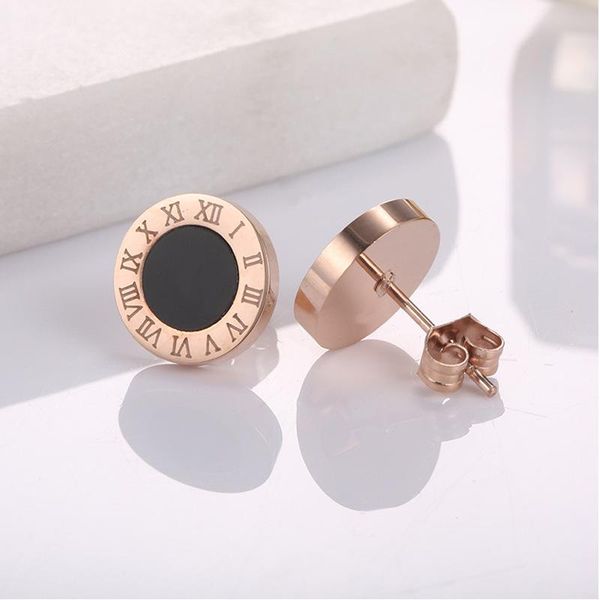 fashion stainless steel acrylic crystal stud earrings for women men jewelry vintage roman numerals small earring, Golden;silver
fashion stainless steel acrylic crystal stud earrings for women men jewelry vintage roman numerals small earring, Golden;silver