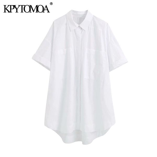 women fashion oversized pockets blouses vintage long sleeve back elastic female shirts blusas chic 210420, White
women fashion oversized pockets blouses vintage long sleeve back elastic female shirts blusas chic 210420, White
