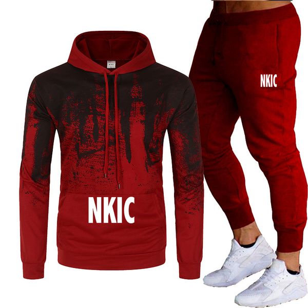 fashion brand letter print men's tracksuit hoodie&sweatpants autumn male daily casual sports outfits cotton jackets 2pcs set, Gray
fashion brand letter print men's tracksuit hoodie&sweatpants autumn male daily casual sports outfits cotton jackets 2pcs set, Gray