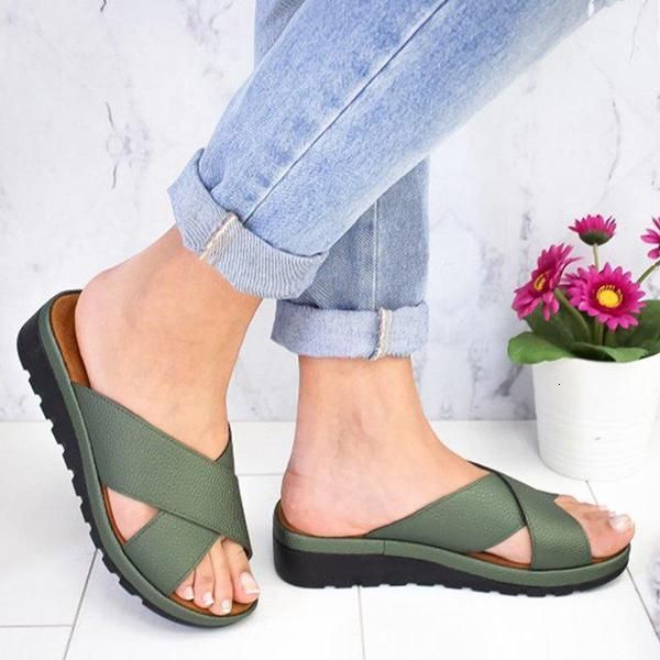 slippers women leather shoes summer comfy flat sole ladies casual soft big toe foot correction sandal drop fati, Black
slippers women leather shoes summer comfy flat sole ladies casual soft big toe foot correction sandal drop fati, Black