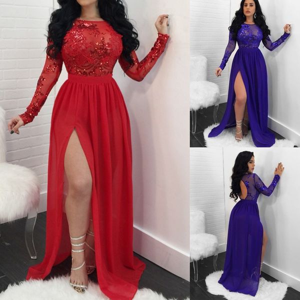 casual dresses ropa mujer vestidos plus size women fashion solid backless sequin perspective lace mesh splice hem slit winter robe, Black;gray
casual dresses ropa mujer vestidos plus size women fashion solid backless sequin perspective lace mesh splice hem slit winter robe, Black;gray
