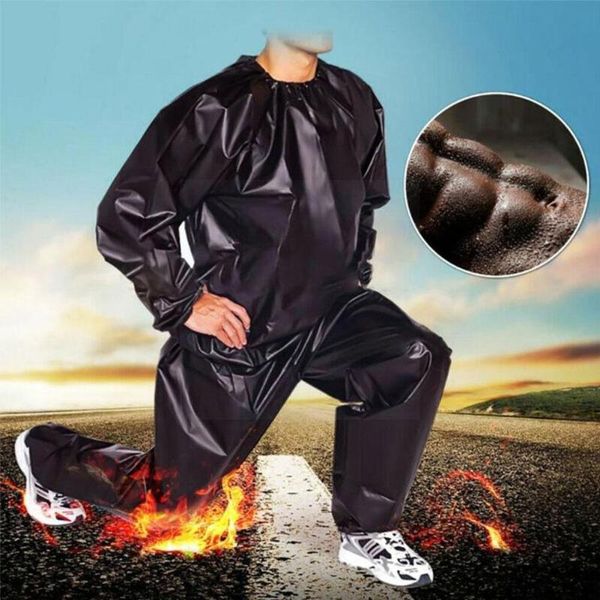 gym clothing heavy duty fitness weight loss sweat sauna suit exercise black anti-rip c5j8, White;black
gym clothing heavy duty fitness weight loss sweat sauna suit exercise black anti-rip c5j8, White;black