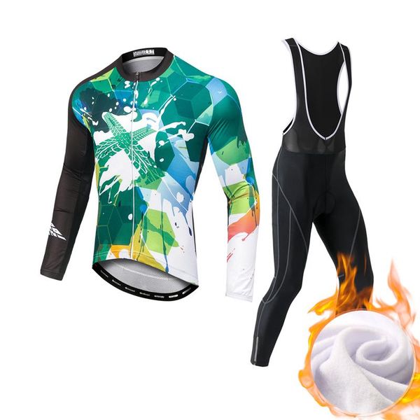 racing sets yocene sportswear mtb jumpsuit warm winter thermal fleece cycling clothing, Black;blue
racing sets yocene sportswear mtb jumpsuit warm winter thermal fleece cycling clothing, Black;blue