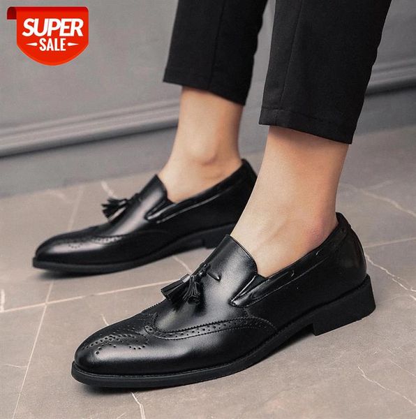 big size 37-48 men leather loafers brand shoes classic tassel brogue mans footwear formal casual bullock aa-109 #to1u
big size 37-48 men leather loafers brand shoes classic tassel brogue mans footwear formal casual bullock aa-109 #to1u
