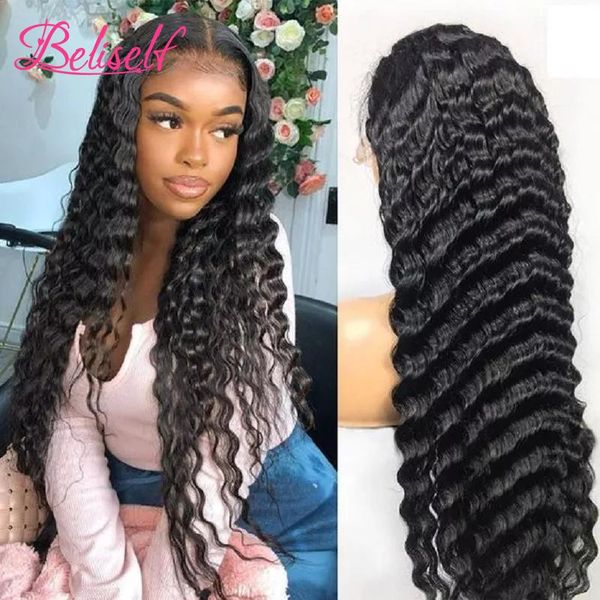 lace wigs beliself deep wave human hair with baby front for black women 13Ã4 frontal, Black;brown
lace wigs beliself deep wave human hair with baby front for black women 13Ã4 frontal, Black;brown