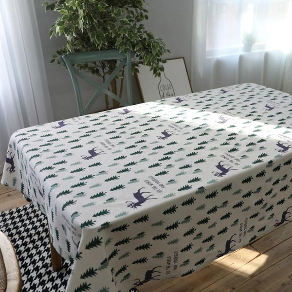 table cloth decorative cotton tablecloth dining cover for kitchen home decor picnic party christmas deer print
table cloth decorative cotton tablecloth dining cover for kitchen home decor picnic party christmas deer print