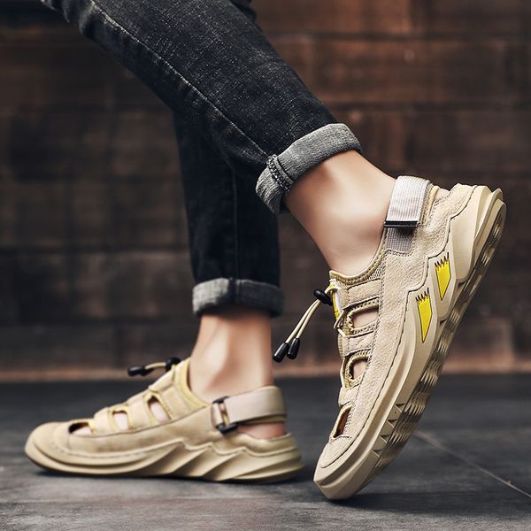 comfortable men sandals breathable men casual shoes beach sandals mens roman sandals summer leather shoes man mesh sneakers, Black
comfortable men sandals breathable men casual shoes beach sandals mens roman sandals summer leather shoes man mesh sneakers, Black