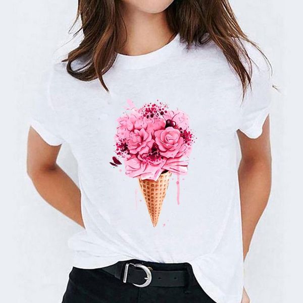 women's t-shirt 2021 women print flowers elegant cute floral female camisas t shirt t-shirts womens graphic tees, White
women's t-shirt 2021 women print flowers elegant cute floral female camisas t shirt t-shirts womens graphic tees, White