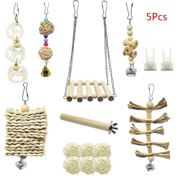 15 stks/set parrot wood rump chewing toys button bell stand bars training entertainment for small parking
15 stks/set parrot wood rump chewing toys button bell stand bars training entertainment for small parking