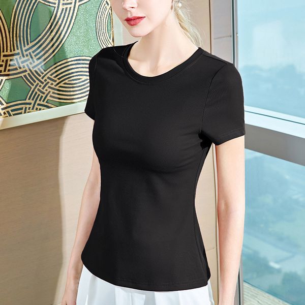 tee 2021 simple classic summer selling short sleeve women's breathable t-shirt, White
tee 2021 simple classic summer selling short sleeve women's breathable t-shirt, White