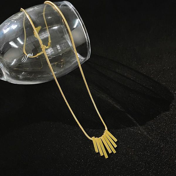 stainless steel snake chain female fashion necklaces for women girls simple choker collars temperament pendants pendant, Silver
stainless steel snake chain female fashion necklaces for women girls simple choker collars temperament pendants pendant, Silver