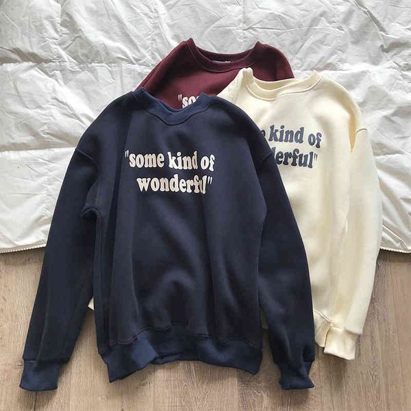 women's hoodies & sweatshirts cor sólida encapuçado camisola feminina de manga comprida inverno veludo espessamento feminino com capuz, Black 
women's hoodies & sweatshirts cor sólida encapuçado camisola feminina de manga comprida inverno veludo espessamento feminino com capuz, Black