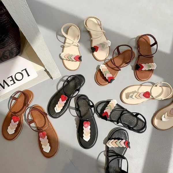 sandals 2021 summer women's cute flip-flop red love flat beach elastic band fashion comfortable shoes, Black
sandals 2021 summer women's cute flip-flop red love flat beach elastic band fashion comfortable shoes, Black