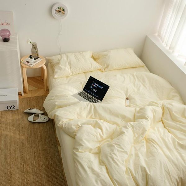 bedding sets nordic korean set cotton solid color soft sheets bed comforter narzuta na lozko bedroom textile dj60bs
bedding sets nordic korean set cotton solid color soft sheets bed comforter narzuta na lozko bedroom textile dj60bs