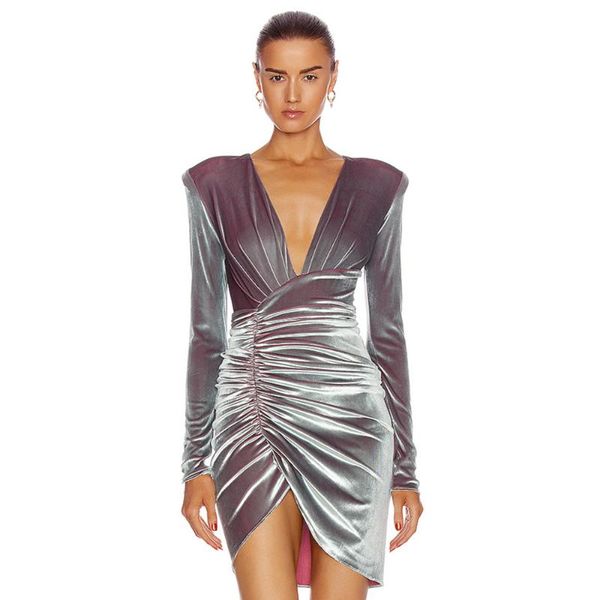 ocstrade bodycon dress deep v neck folds 2021 spring fashion women long sleeve night club party dresses casual, Black;gray
ocstrade bodycon dress deep v neck folds 2021 spring fashion women long sleeve night club party dresses casual, Black;gray