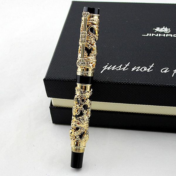 gel pens jinhao dragon phoenix vintage luxurious roller ball pen / holder full metal carving embossing heavy gift collection
gel pens jinhao dragon phoenix vintage luxurious roller ball pen / holder full metal carving embossing heavy gift collection