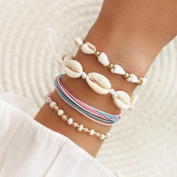 bohemia vintage beads natural shell rope chain bracelet women beach sea conch cowrie anklet jewelry party gifts charm bracelets, Golden;silver
bohemia vintage beads natural shell rope chain bracelet women beach sea conch cowrie anklet jewelry party gifts charm bracelets, Golden;silver