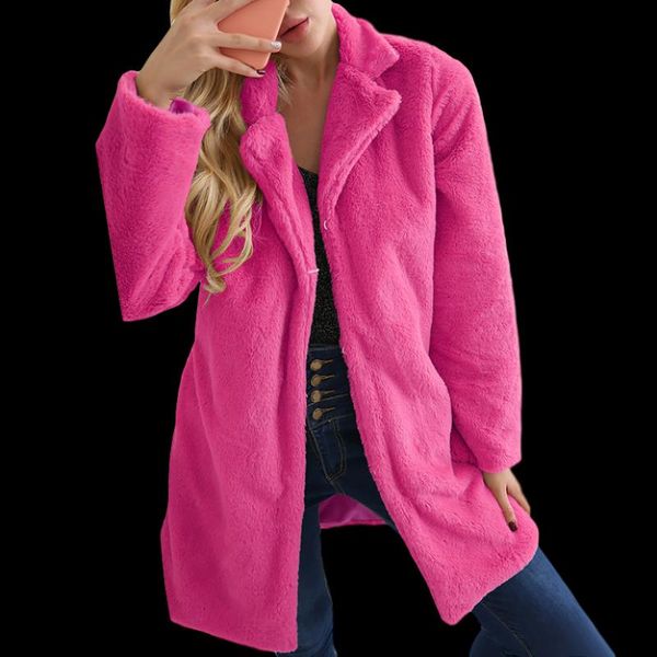 women's fur & faux 2021 spring rose red fake teddy coat women autumn female overcoat ladies streetwear elegant warm parka girls, Black
women's fur & faux 2021 spring rose red fake teddy coat women autumn female overcoat ladies streetwear elegant warm parka girls, Black