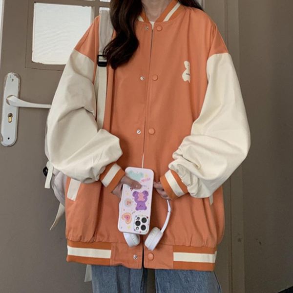 women's jackets baseball jacket autumn and winter thin 2021 minority loose lazy wind wear out, Black;brown
women's jackets baseball jacket autumn and winter thin 2021 minority loose lazy wind wear out, Black;brown