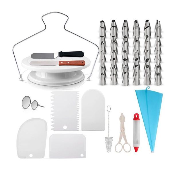 pcs cake turntable rotating decorating tip set butter bread dough knife cutter reusable pastry bags kitchen baking tools &
pcs cake turntable rotating decorating tip set butter bread dough knife cutter reusable pastry bags kitchen baking tools &