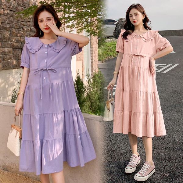 maternity dresses 94721# clothes nursing dress loose stylish plus size pregnant women pregnancy breastfeeding, White
maternity dresses 94721# clothes nursing dress loose stylish plus size pregnant women pregnancy breastfeeding, White