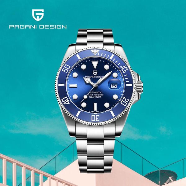 wristwatches sports men's watches pagani design automatic mechanical fashion waterproof watch men luxury military luminous hands wristw, Slivery;brown
wristwatches sports men's watches pagani design automatic mechanical fashion waterproof watch men luxury military luminous hands wristw, Slivery;brown