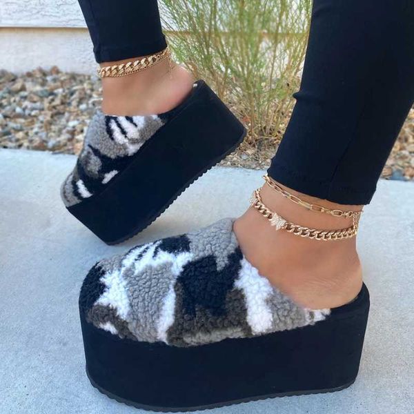 sandals in stock thick sole women shoes slippers closed toe autumn winter slides plush high heels platform size 43, Black
sandals in stock thick sole women shoes slippers closed toe autumn winter slides plush high heels platform size 43, Black