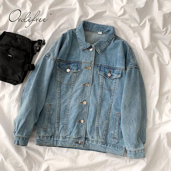 women's jackets ordi2021 autumn women oversized jeans jacket casual loose outwear cotton blue girls denim coats, Black;brown
women's jackets ordi2021 autumn women oversized jeans jacket casual loose outwear cotton blue girls denim coats, Black;brown