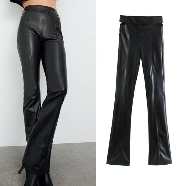 women's pants & capris kumsvag women autumn za pencil 2021 fashion solid pu hollow out high waist female casual street skinny trousers, Black;white
women's pants & capris kumsvag women autumn za pencil 2021 fashion solid pu hollow out high waist female casual street skinny trousers, Black;white