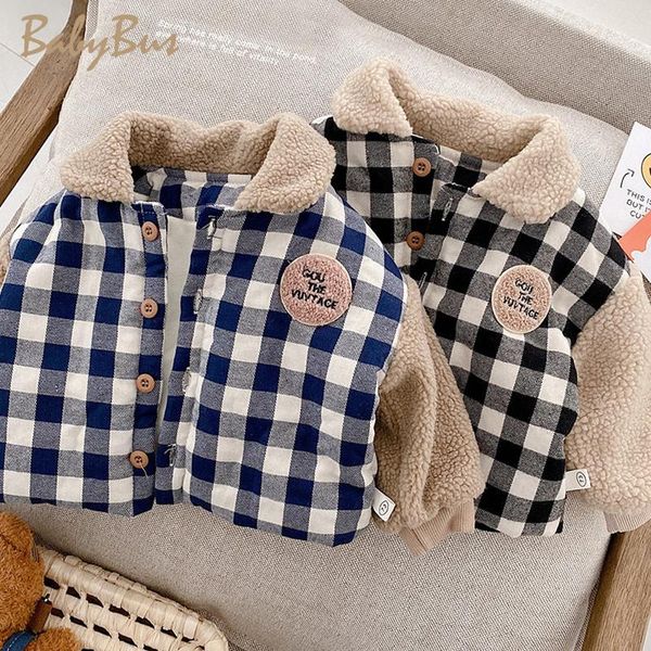 down coat 2021 winter baby boy lamb wool plaid padded babies girl 0-3 years old, Blue;gray
down coat 2021 winter baby boy lamb wool plaid padded babies girl 0-3 years old, Blue;gray